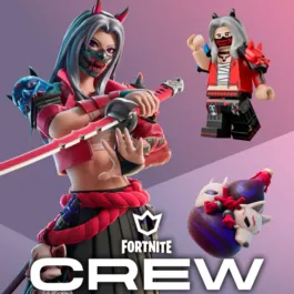 🧡FORTNITE CREW 1 MONTH⭐BATTLE PASS+ 1000 V-BUCKS+🎁